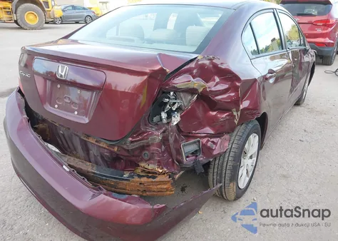 2012 Honda Civic Lx from USA, damaged, VIN 2HGFB2F59CH537941